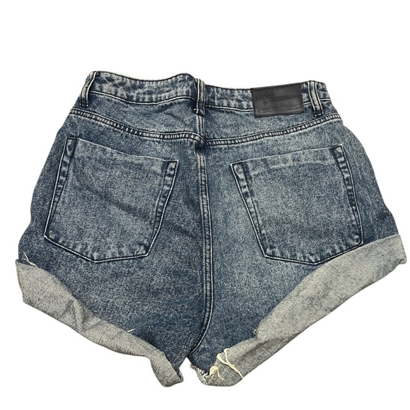 One Teaspoon High Waist Bandit Denim Shorts Size 31 - Picture 5 of 12